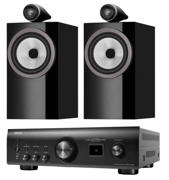 Pachete PROMO STEREO  Bowers & Wilkins, Pachet PROMO Bowers & Wilkins 705 S3 + Denon PMA-1700NE, avstore.ro