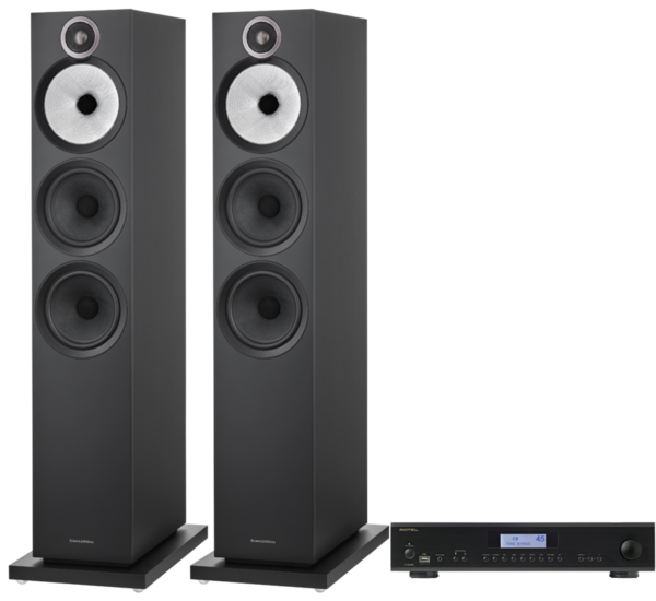 Pachete PROMO STEREO  Bowers & Wilkins, Pachet PROMO Bowers & Wilkins 603 S3 + Rotel A-12 MK II, avstore.ro