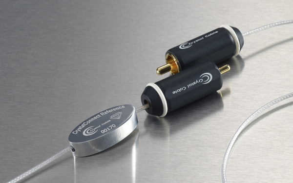 Cabluri audio, Cablu Crystal Cable CrystalConnect Reference Diamond Phono RCA cu fir de masa 1m, avstore.ro