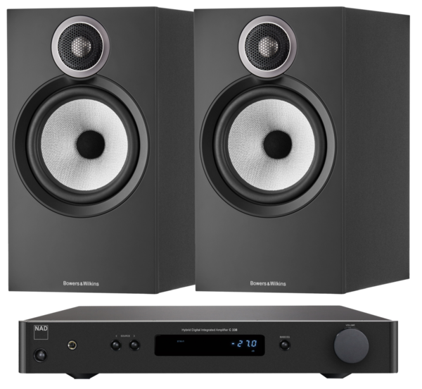 Promotii Pachete PROMO STEREO Bowers & Wilkins, Pachet PROMO Bowers & Wilkins 606 S3 + NAD C 338, avstore.ro