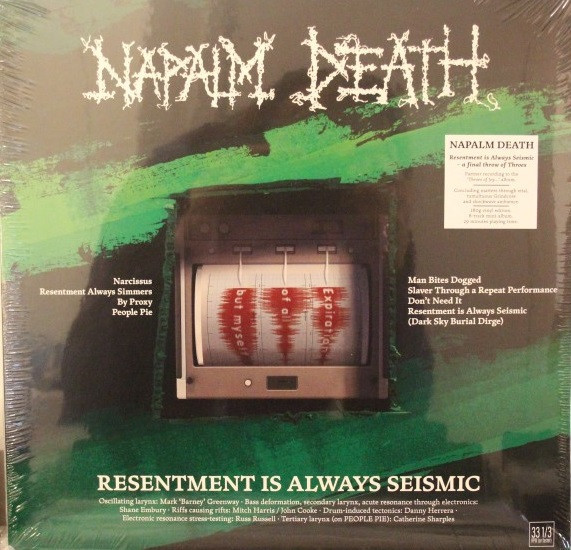 Viniluri, VINIL Sony Music Napalm Death - Resentment Is Always Seismic – A Final Throw Of Throes, avstore.ro