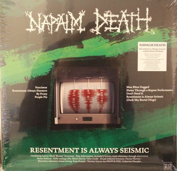 Muzica, VINIL SONY MUSIC Napalm Death - Resentment Is Always Seismic - A Final Throw Of Throes, avstore.ro