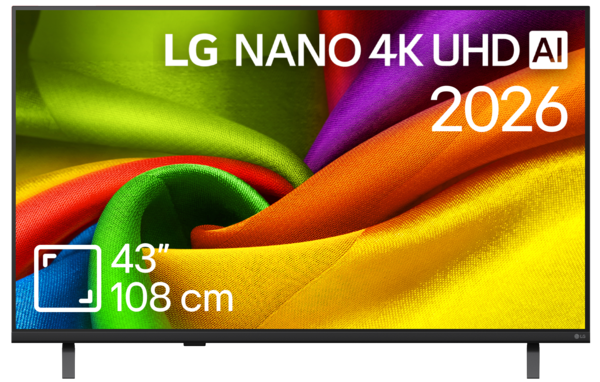 Televizoare  Tehnologie: LED, Diagonala: 43'' (109cm) - 49'' (126cm), TV LG 43NU8E0B3LA, avstore.ro