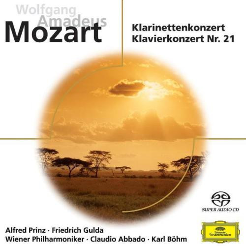 Muzica  Gen: Clasica, CD Deutsche Grammophon (DG) Mozart - Klarinettenkonzert ( Prinz, Bohm ) / Klavierkonzert 21 ( Gulda, Abbado ), avstore.ro