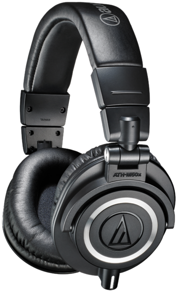 Casti  Contact cu urechea: Over Ear (circum-aurale), fara Active Noise cancelling, Casti DJ Audio-Technica ATH-M50x, avstore.ro