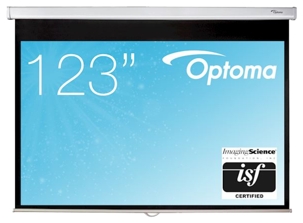 Ecrane de proiectie, Ecran proiectie Optoma Ecran manual, 16:10, panza Matte White, 265 x 166cm, avstore.ro