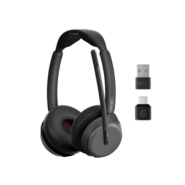 Casti  Contact cu urechea: On Ear (supra-aurale), Mod constructie: Casti inchise, Casti EPOS IMPACT 1000 MS UC ANC WL USB-C+A, avstore.ro