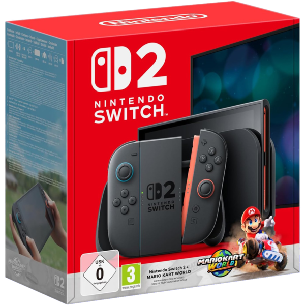 Console, Nintendo Switch 2 + Mario Kart World Bundle, avstore.ro