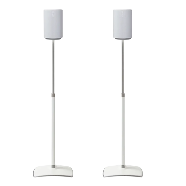 Accesorii  Sanus,  Stative de podea SANUS WSSE1A2-W2 pentru Sonos Era 100 si Era 100 SL, reglabile pe inaltime, set 2 bucati, alb, avstore.ro