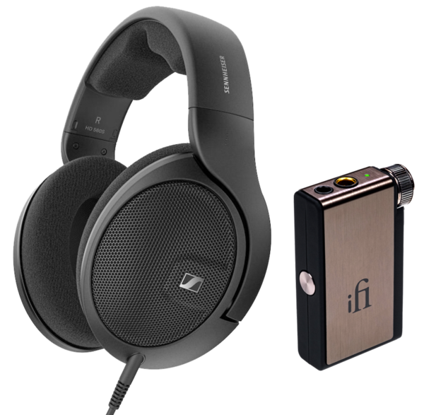 Pachete PROMO Casti Audio & AMP, Pachet PROMO Sennheiser HD 560S + iFi Audio Go blu, avstore.ro