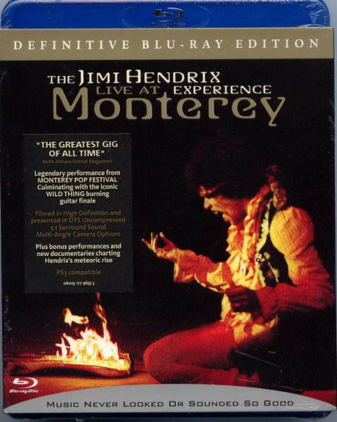 DVD & Bluray  Gen: Rock, BLURAY UNIVERSAL RECORDS The Jimi Hendrix Experience - Live At Monterey, avstore.ro