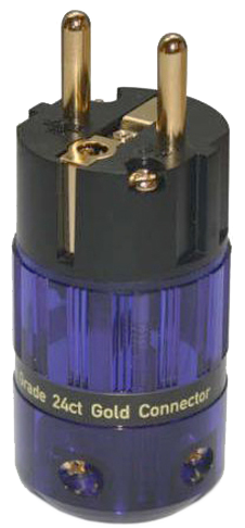 Accesorii  Isotek, Isotek Conector Shuko 24ct Gold, avstore.ro