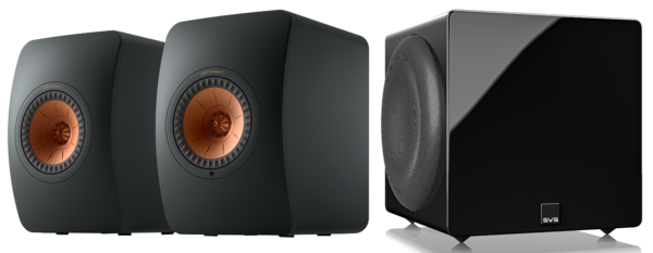 Pachete PROMO STEREO  KEF, Pachet PROMO KEF LS50 Wireless II + SVS 3000 Micro REvolution, avstore.ro