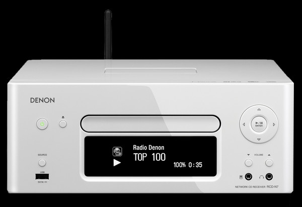 DENON RCD-N7 ネットワークCDレシーバー ホワイト リモコン付き DENON RCD-N7