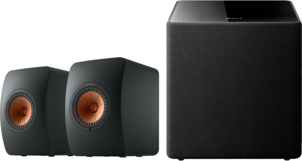Pachete PROMO STEREO  KEF, Pachet PROMO KEF LS50 Wireless II + KEF Kube 12 MIE, avstore.ro