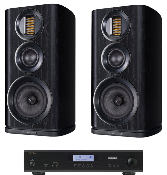 Pachete PROMO STEREO, Pachet PROMO Wharfedale Evo 4.2 + Rotel A-11 Tribute, avstore.ro