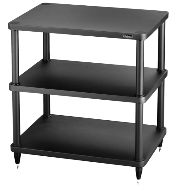 Rack-uri HiFi, Solidsteel S3 Series Hi-Fi Audio Rack Black, avstore.ro