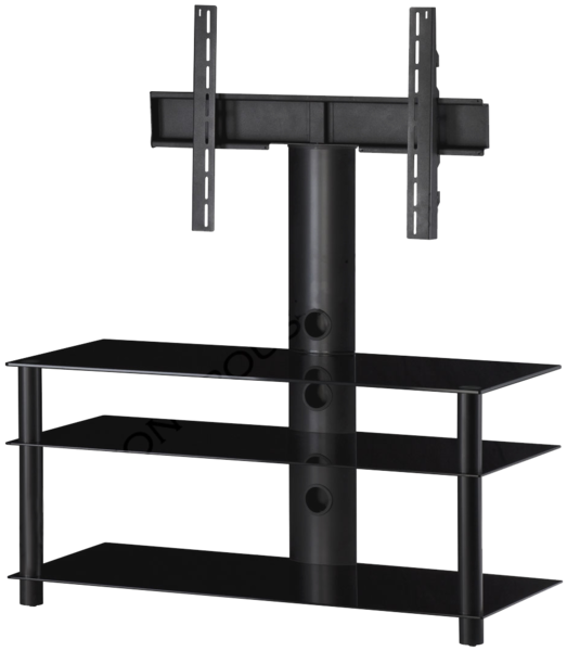 Standuri TV  Latime stand TV: intre 90cm si 120cm, Greutate suportata: peste 60 kg,  Comoda cu suport TV  NEO - 1103-B-BLK, avstore.ro