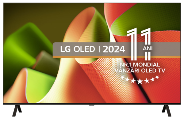 Televizoare  LG, Diagonala: 61'' (155cm) - 65'' (165cm), Stare produs: NOU, TV LG OLED65B42LA, avstore.ro