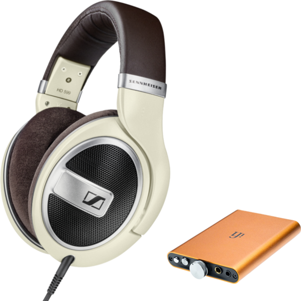Pachete PROMO Casti Audio & AMP, Pachet PROMO Sennheiser HD 599 + iFi Audio hip-dac 2, avstore.ro
