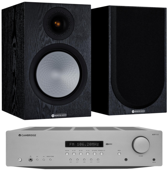 Pachete PROMO STEREO, Pachet PROMO Monitor Audio Silver 100 (7G) + Cambridge Audio AXR100 , avstore.ro