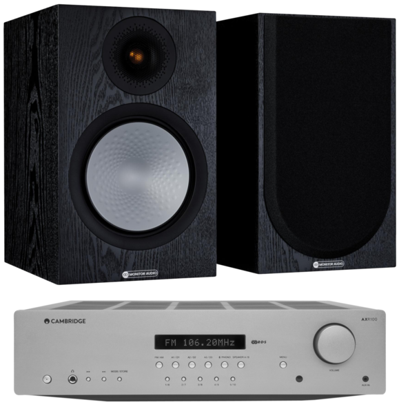 Promotii Pachete PROMO STEREO Monitor Audio, Pachet PROMO Monitor Audio Silver 100 (7G) + Cambridge Audio AXR100 , avstore.ro