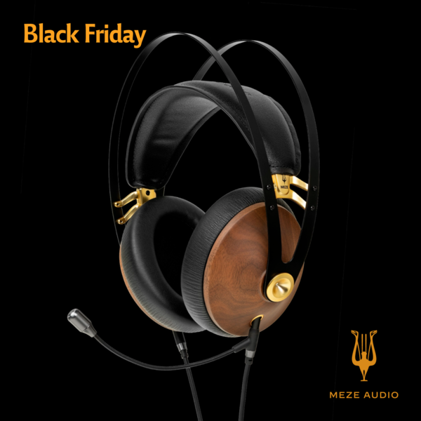 Casti  Meze, Stare produs: Resigilat, Casti PC/Gaming Meze 99 Classics Headset Walnut Gold Resigilat, avstore.ro