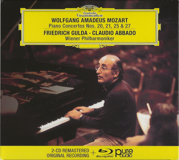 Muzica CD  Deutsche Grammophon (DG), CD Deutsche Grammophon (DG) Mozart - Piano Concertos Nos. 20, 21, 25 & 27 ( Gulda, Abbado, Wiener )  CD + BR Audio, avstore.ro
