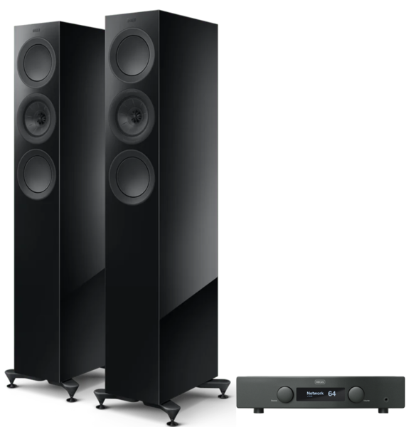 Pachete PROMO STEREO  KEF, Pachet PROMO KEF R5 Meta + Hegel H95, avstore.ro
