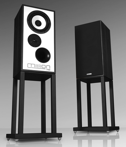 Speakers  Type: Boxe de raft, Stare produs: Resigilat, Boxe Mission 700 Black Oak with Stand Resigilat, avstore.ro