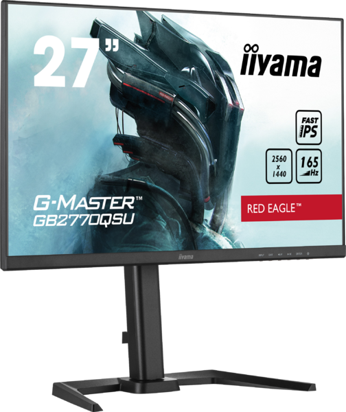 Monitoare  IIYAMA, Conectivitate: Display Port, Monitor IIYAMA GB2770QSU-B5, ETE Fast IPS Gaming, G-Master 27