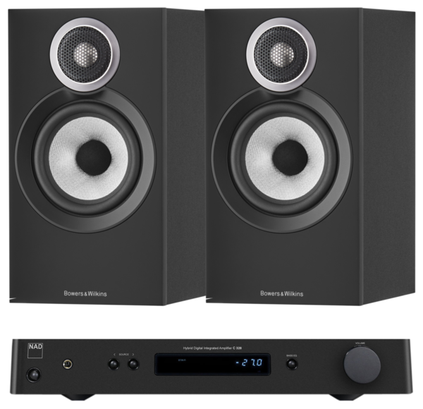 Promotii Pachete PROMO STEREO Bowers & Wilkins, Pachet PROMO Bowers & Wilkins 607 S3 + NAD C 328, avstore.ro