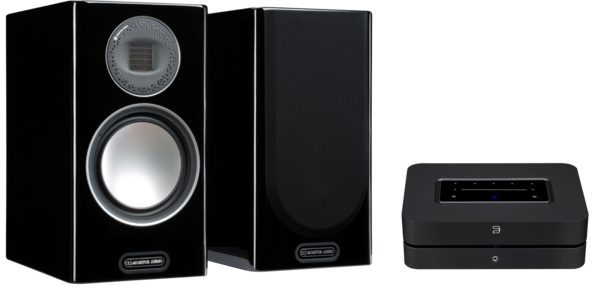 Pachete PROMO STEREO, Pachet PROMO Monitor Audio Gold 100 (5G) + Bluesound Powernode, avstore.ro