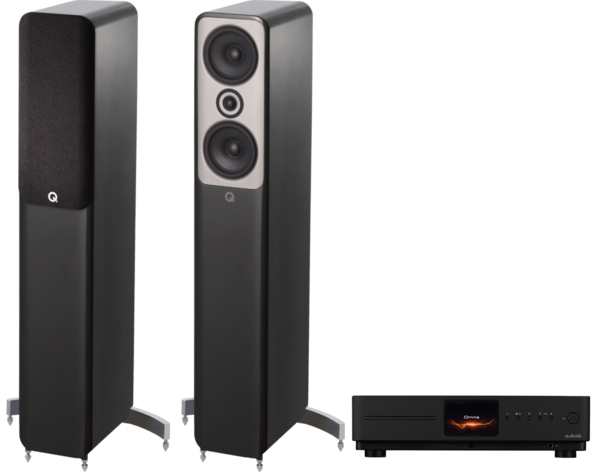 Pachete PROMO STEREO  Q Acoustics, Pachet PROMO Q Acoustics Concept 50 + Audiolab Omnia, avstore.ro