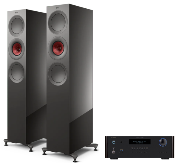 Pachete PROMO STEREO, Pachet PROMO KEF R7 Meta + RA-1592 MK II, avstore.ro
