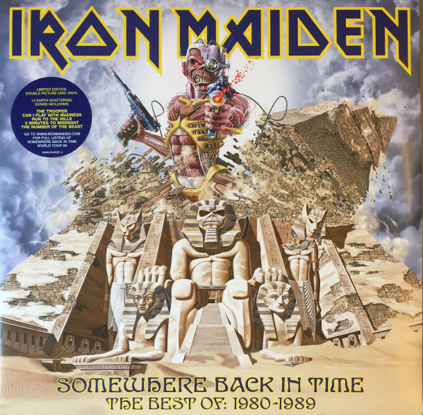 Viniluri  WARNER MUSIC, Greutate: Normal, Gen: Rock, VINIL WARNER MUSIC Iron Maiden - Somewhere Back In Time -The Best Of 1980-1989, avstore.ro