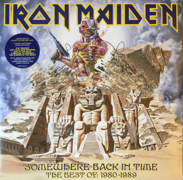 Viniluri  Greutate: Normal, VINIL WARNER MUSIC Iron Maiden - Somewhere Back In Time -The Best Of 1980-1989, avstore.ro