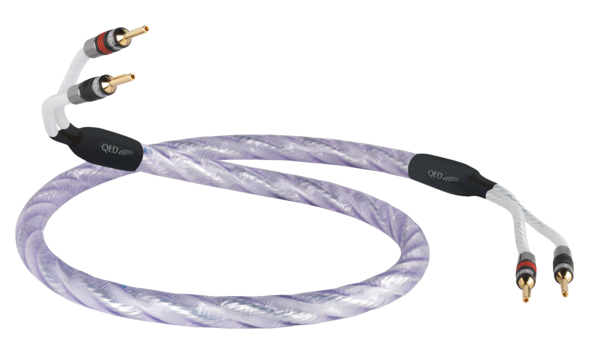 Cabluri audio, Cablu QED Genesis Silver Spiral Airloc Banana, avstore.ro