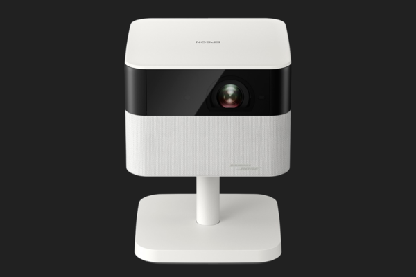 Videoproiectoare  Luminozitate: sub 1000 lumeni,  Epson Lifestudio Flex EF-71 Alb diamant, proiector LED inteligent portabil, Sound by Bose, Google TV, Full HD, suport reglabil  + Casti Sennheiser Accentum Wireless Blue cadou!, avstore.ro