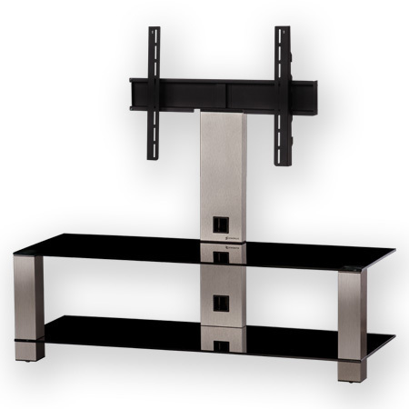 Standuri TV  Latime stand TV: intre 90cm si 120cm,  Comoda cu suport TV  Sonorous - PL 2400-B-INX, avstore.ro