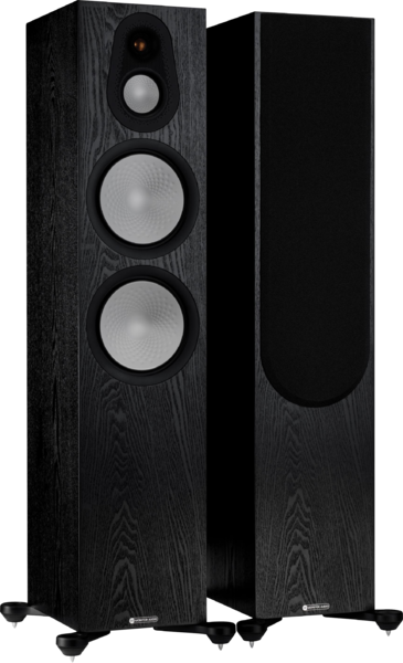 Boxe  Monitor Audio, Tip: Boxe de podea, Boxe Monitor Audio Silver 500 (7G) Black Oak Resigilat, avstore.ro