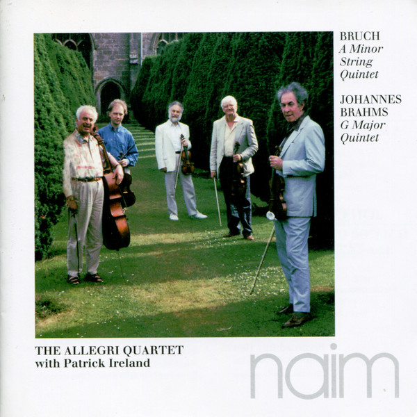 Muzica CD, CD Naim Allegri String Quartet w Patrick Ireland: Bruch, Brahms, avstore.ro