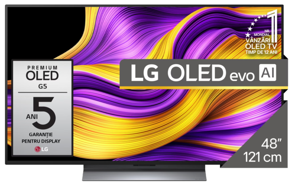 Promotii TVs LG, Resolution: 4K UltraHD, HDR (high dynamic range): Yes,  LG - OLED48G53LS, avstore.ro
