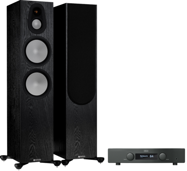 Pachete PROMO STEREO  Monitor Audio, Pachet PROMO Monitor Audio Silver 500 (7G) + Hegel H95, avstore.ro