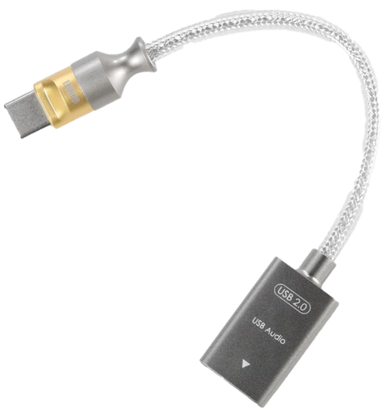 Accesorii CASTI  Tip accesoriu: Cabluri USB, DD HiFi TC07F USB-C la USB-A OTG, avstore.ro