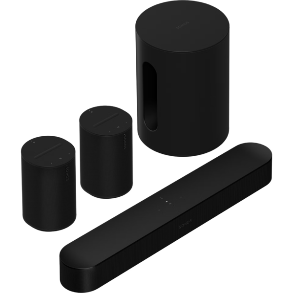 Home Cinema, Sonos Surround Set cu Beam (1 x Sonos Beam + 2 x Sonos Era 100 + 1 x Sonos Sub Mini), avstore.ro