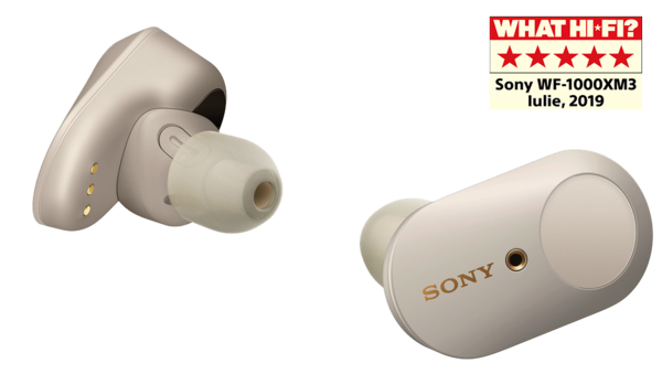 Casti audio cu functia de anulare a zgomotului (active noise cancelling),  Casti Sony - WF-1000XM3 True Wireless, avstore.ro