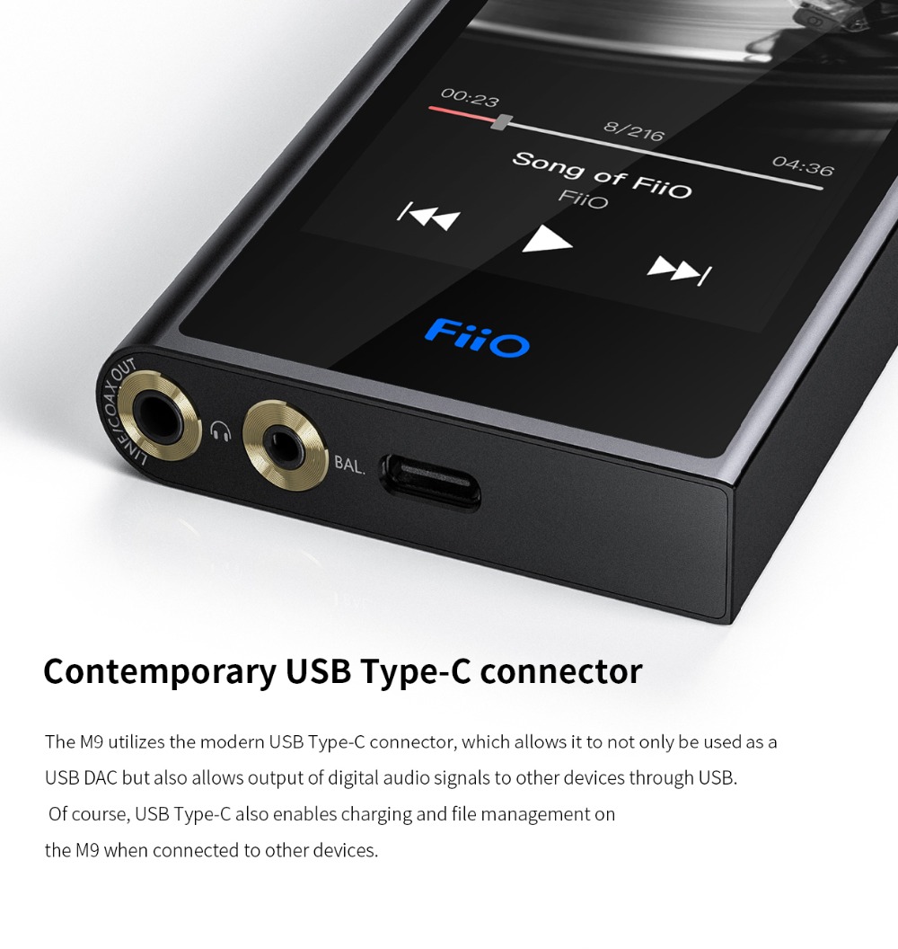 Fiio M9 black resigilat la AVstore.ro