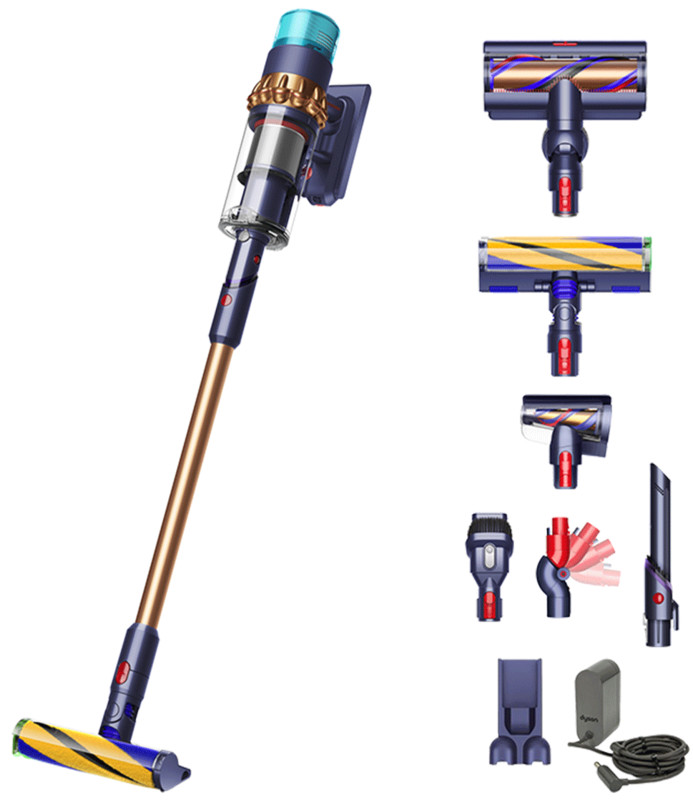  Aspirator vertical fara fir Dyson - Gen5 Detect Absolute (Albastru de Prusia/Cupru intens)
