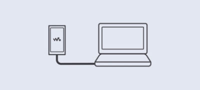 Imagine cu Walkman® cu sunet de înaltă rezoluție